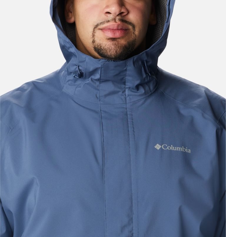 Men's Columbia Earth Explorer Shell Jackets Navy | Plus Size CA-M4386